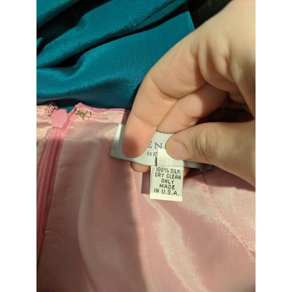 Coren Moore Pink Sleeveles Silk Dress Size 8 NWT - Picture 3 of 7